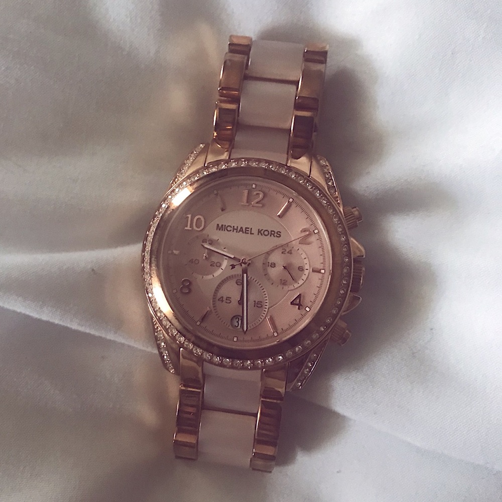 Micheal Kors Rose Gold Watch